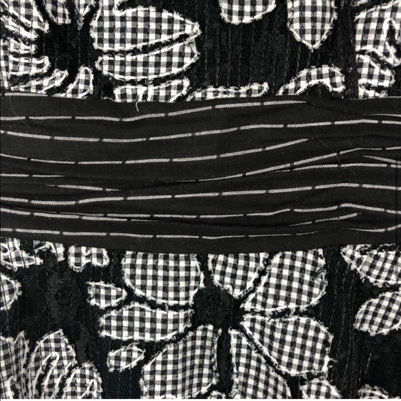 Anthropologie Ett:twa floral gingham dress - Picture 3 of 10